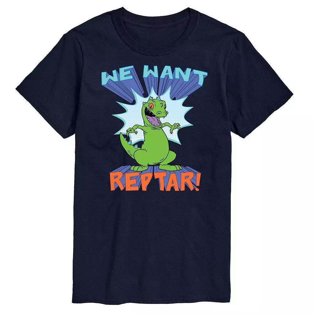 Big & Tall Rugrats We Want Reptar Graphic Tee, Mens Product Image