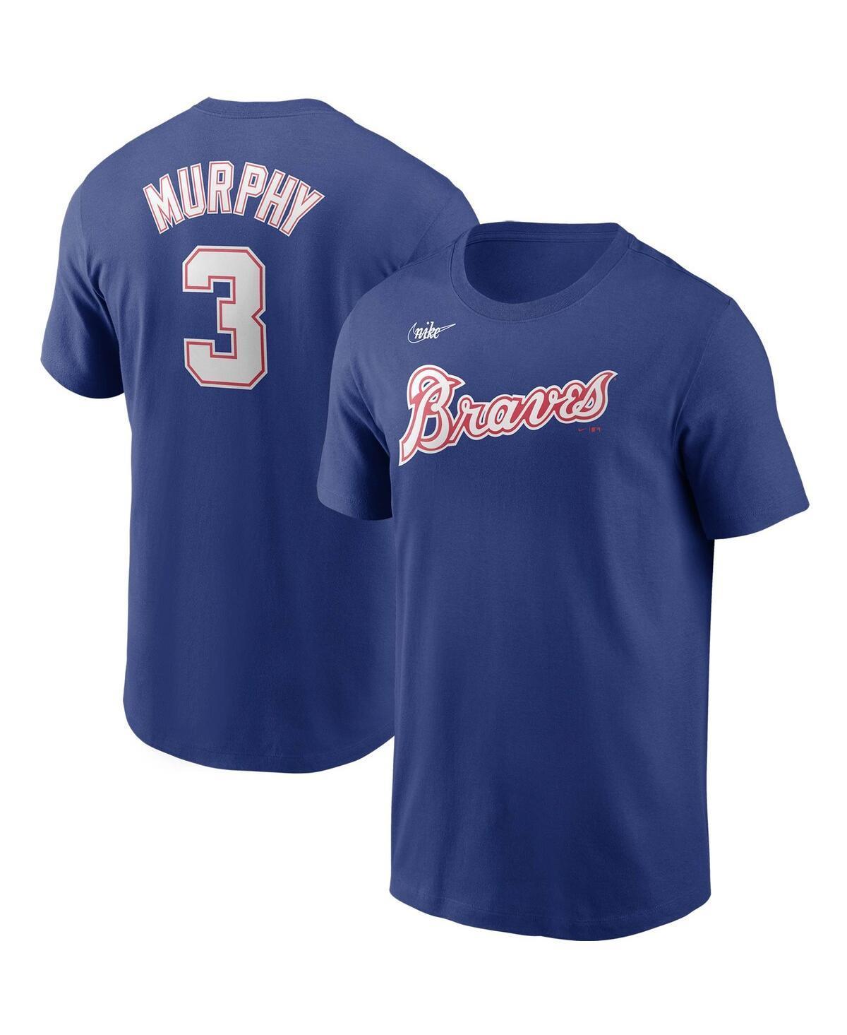 Mens Nike Dale Murphy Royal Atlanta Braves Cooperstown Collection Name & Number T-Shirt Product Image