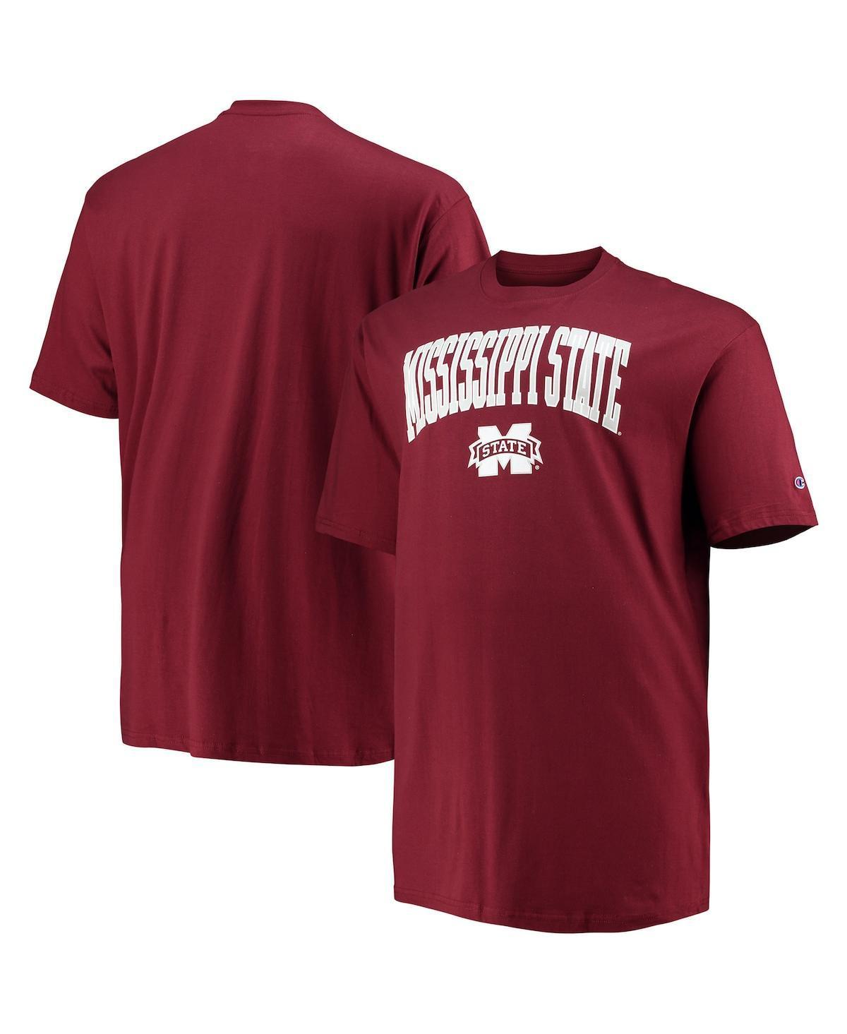Men's Champion Maroon Mississippi State Bulldogs Big & Tall Arch Over Wordmark T-Shirt, Size: 2XB, Mst Red Product Image