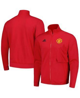 Men's adidas Red Manchester United 2023/24 Anthem Full-Zip Jacket, Size: 2XL, Man Red Product Image