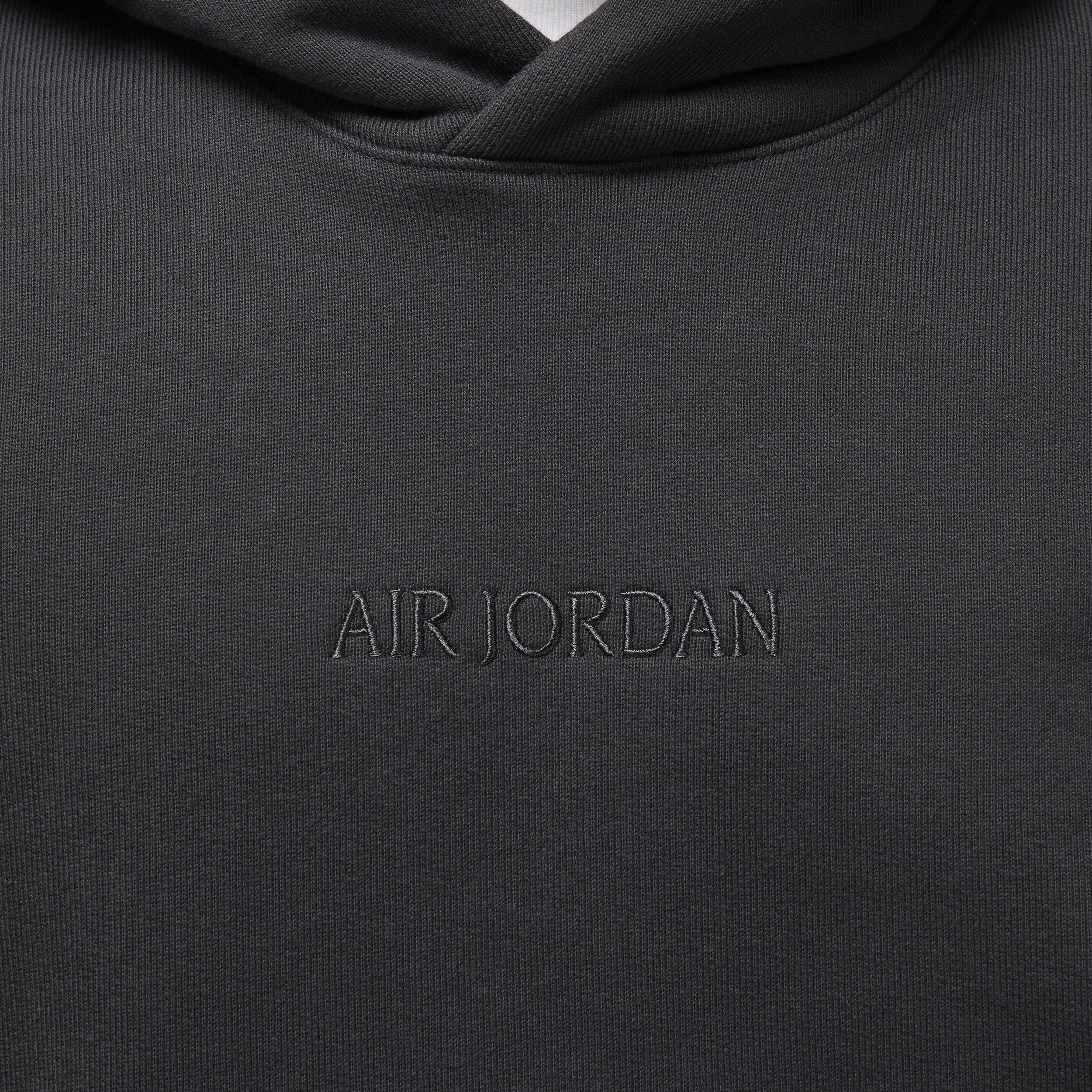 Air Jordan Wordmark Men's Fleece Pullover Hoodie Product Image