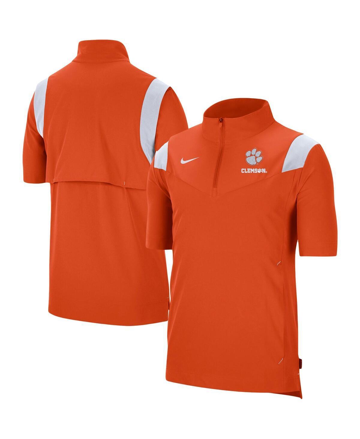 Men's Nike Navy Penn State Nittany Lions Coach Short Sleeve Quarter-Zip Jacket, Size: Medium, Blue Product Image