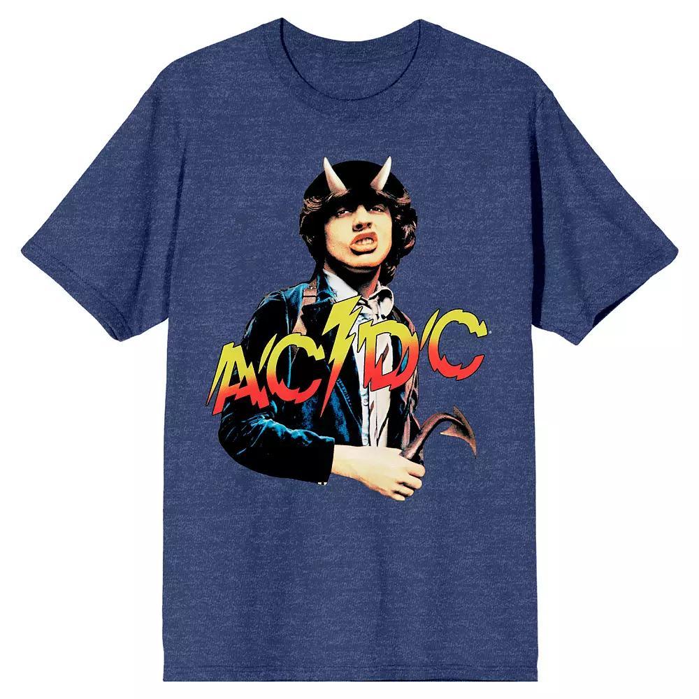 Men's AC/DC Album Logo Tee, Size: XL, Grey Product Image