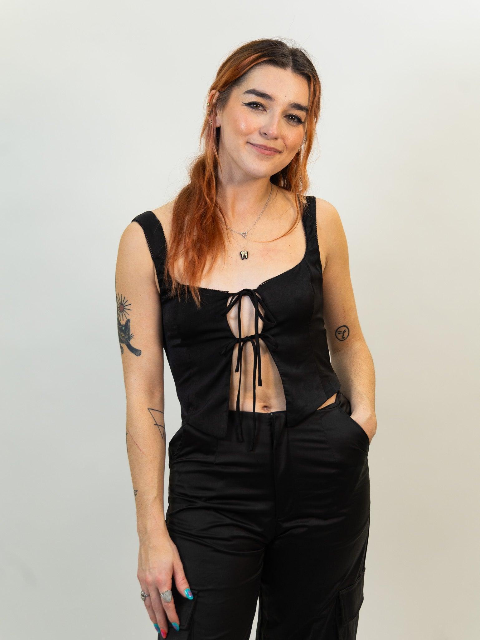 Nia Kira Top - Black Product Image