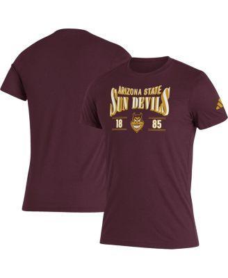 Men's adidas Maroon Arizona State Sun Devils Along The Shadow Tri-Blend T-Shirt, Size: Large, Red Product Image