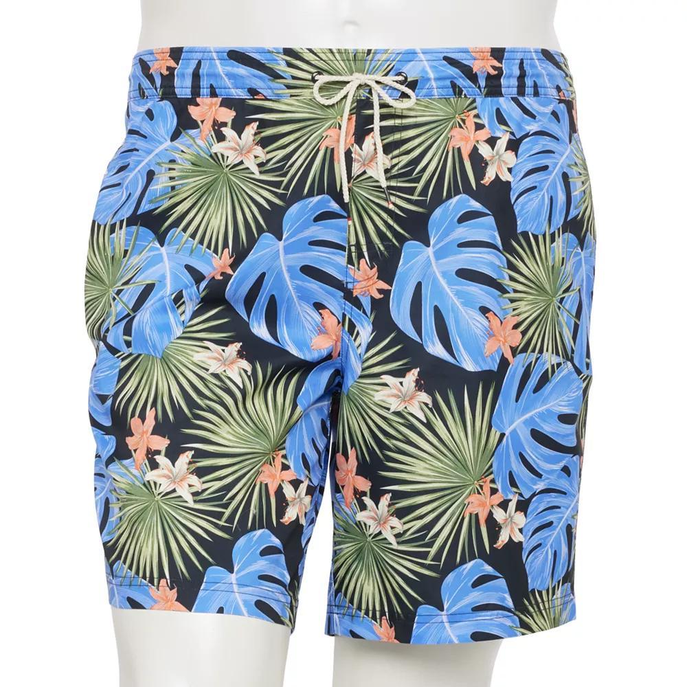 Big & Tall Dockers® 9-in. Swim Trunks, Men's, Size: Large Tall, Blue Blazer Product Image