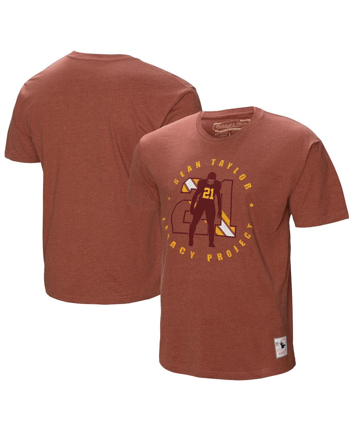 Mens Mitchell & Ness Burgundy Washington Commanders Sean Taylor Legacy Project T-Shirt Product Image