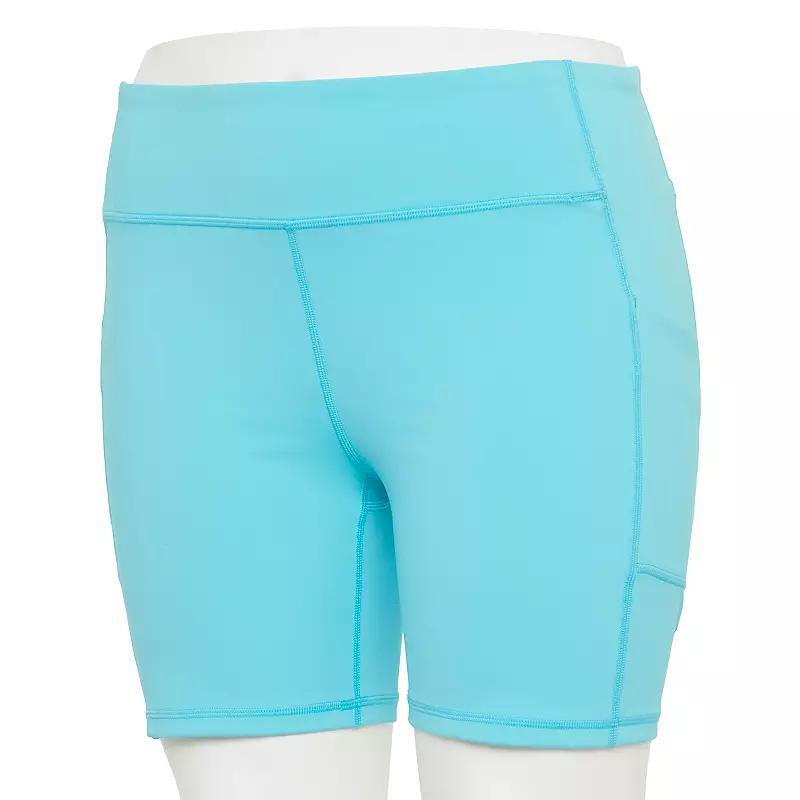 Plus Size Tek Gear® Adaptive Ultrastretch Bike Shorts, Women's, Size: 1XL, Dark Blue Teal Product Image