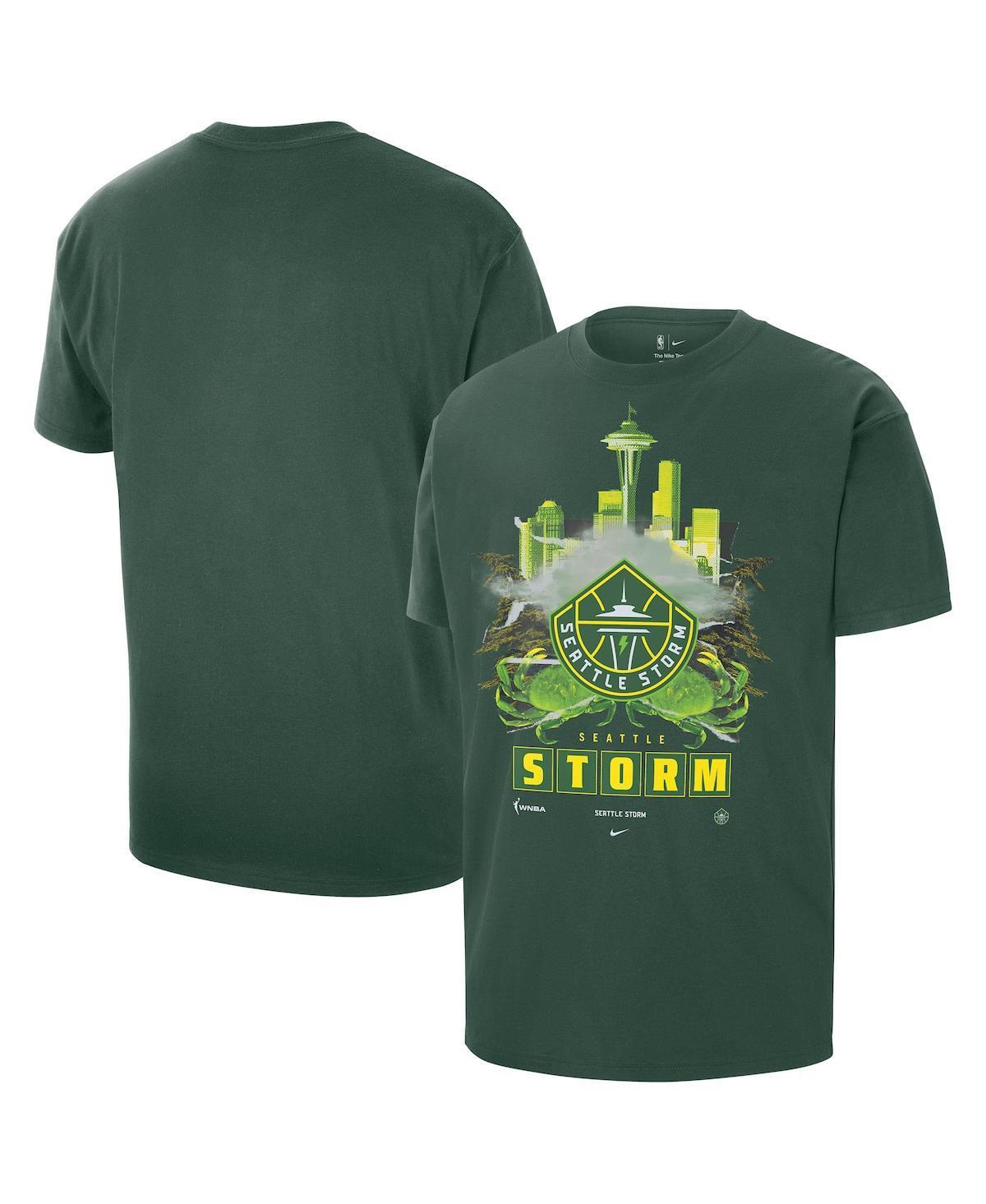 Men's Nike Green Seattle Storm Original Content City Edition Max90 Oversized T-Shirt, Size: Medium, Wnb Green Product Image