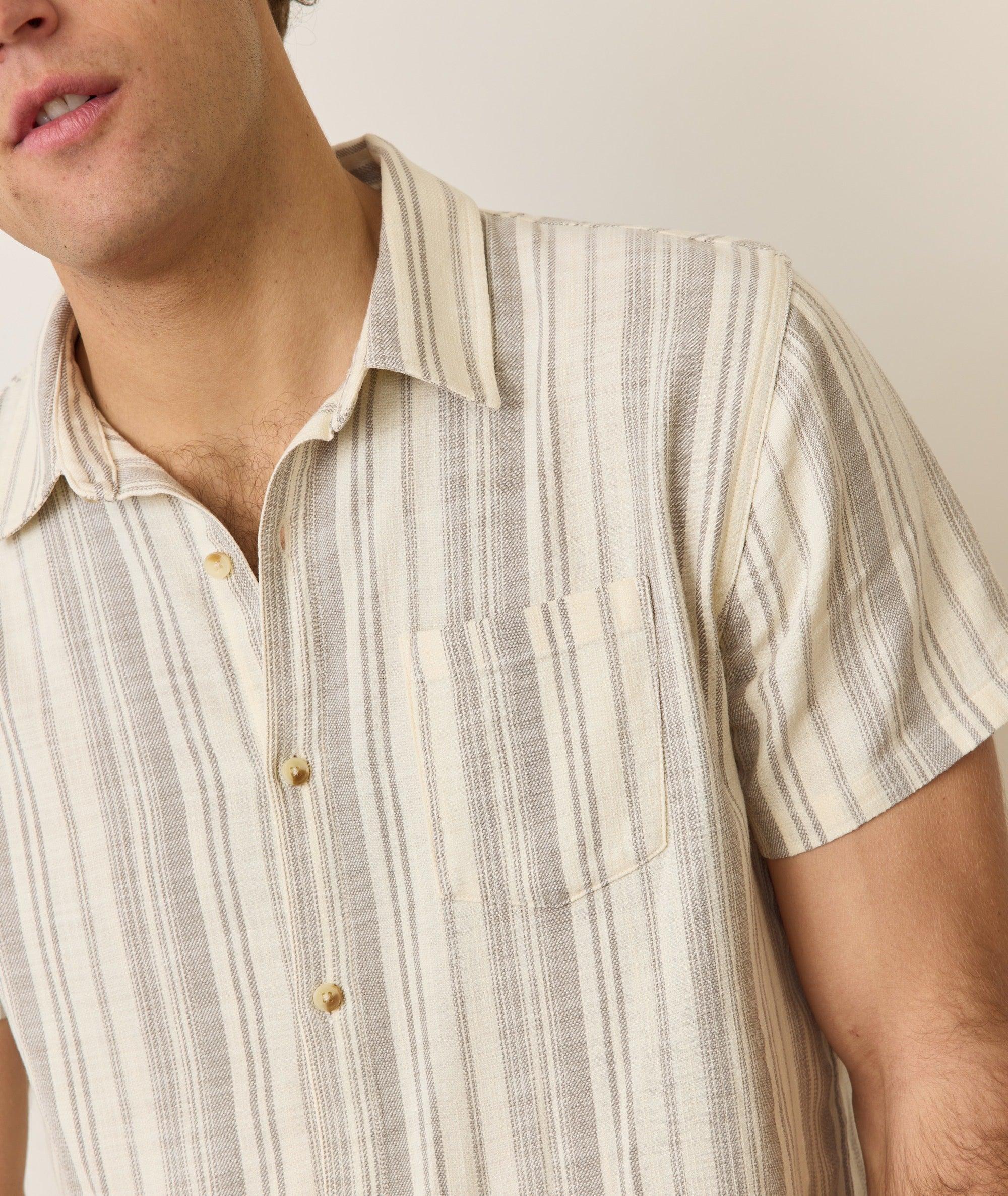 Stretch Selvage Short Sleeve Shirt Product Image