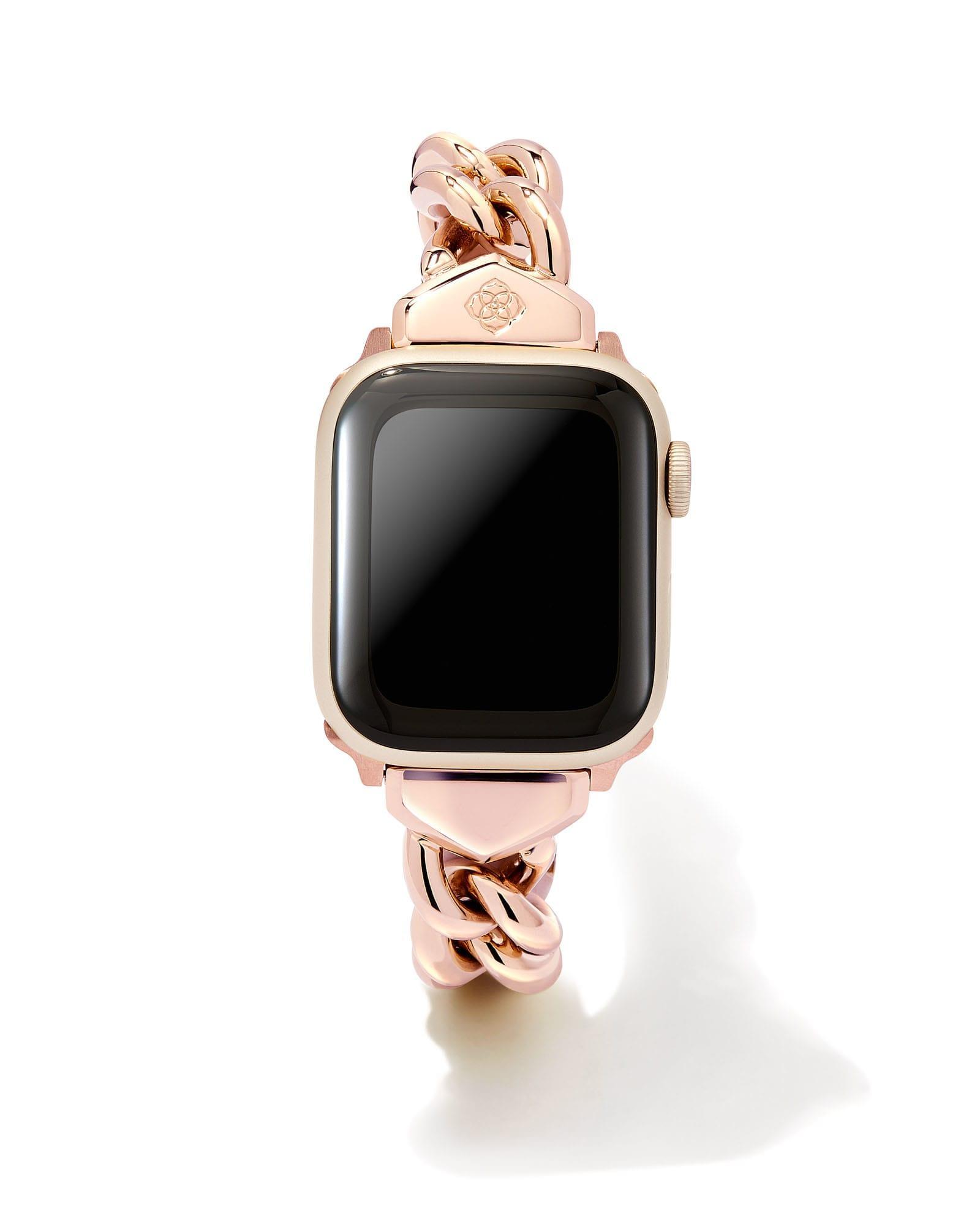 Whitley Chain Watch Band in Rose Gold Tone Stainless Steel Product Image