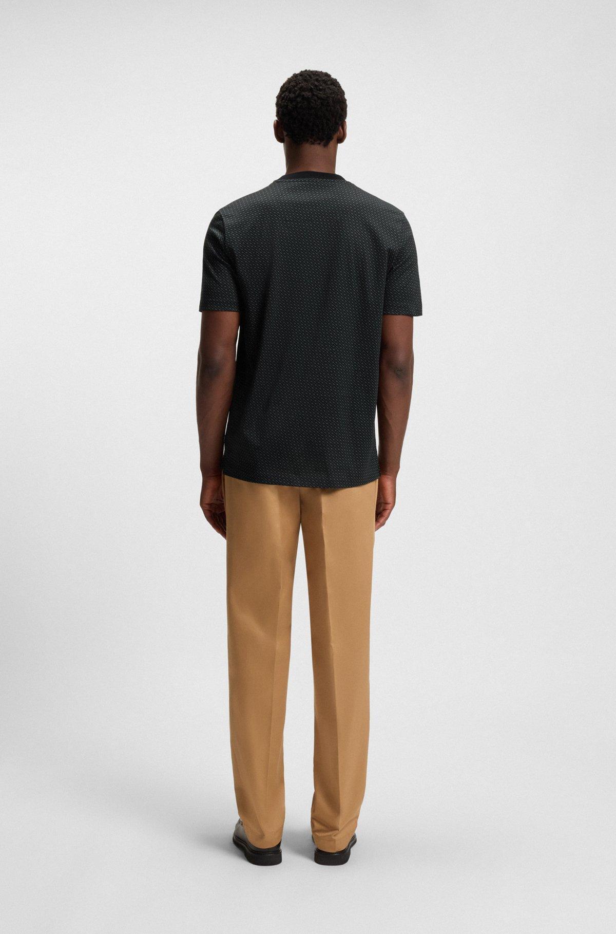 Regular-fit T-shirt in mercerized cotton Product Image