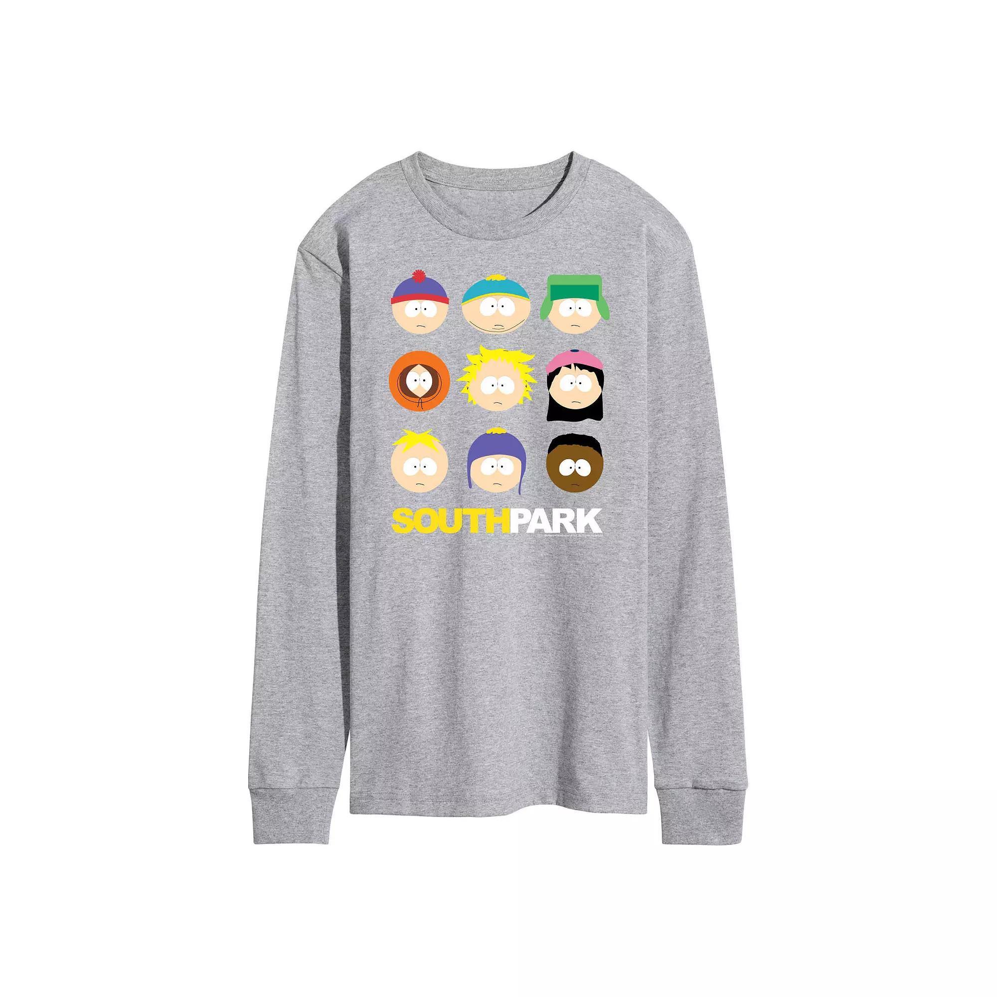 Mens South Park Face Grid Tee Product Image