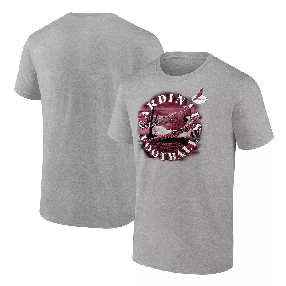 Men's Fanatics Branded Heathered Gray Arizona Cardinals Big & Tall Sporting Chance T-Shirt, Size: 5XLT, Grey Product Image