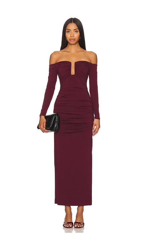 x REVOLVE Raelynn Slinky Midi Dress MISHA Product Image