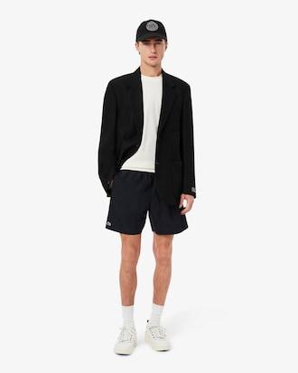 Mid Length Monochrome Swim Trunks Product Image