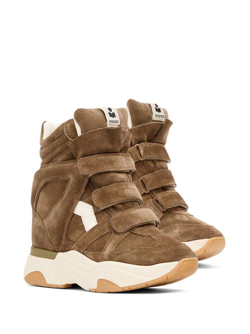 Balskee suede wedge high-top sneakers Product Image