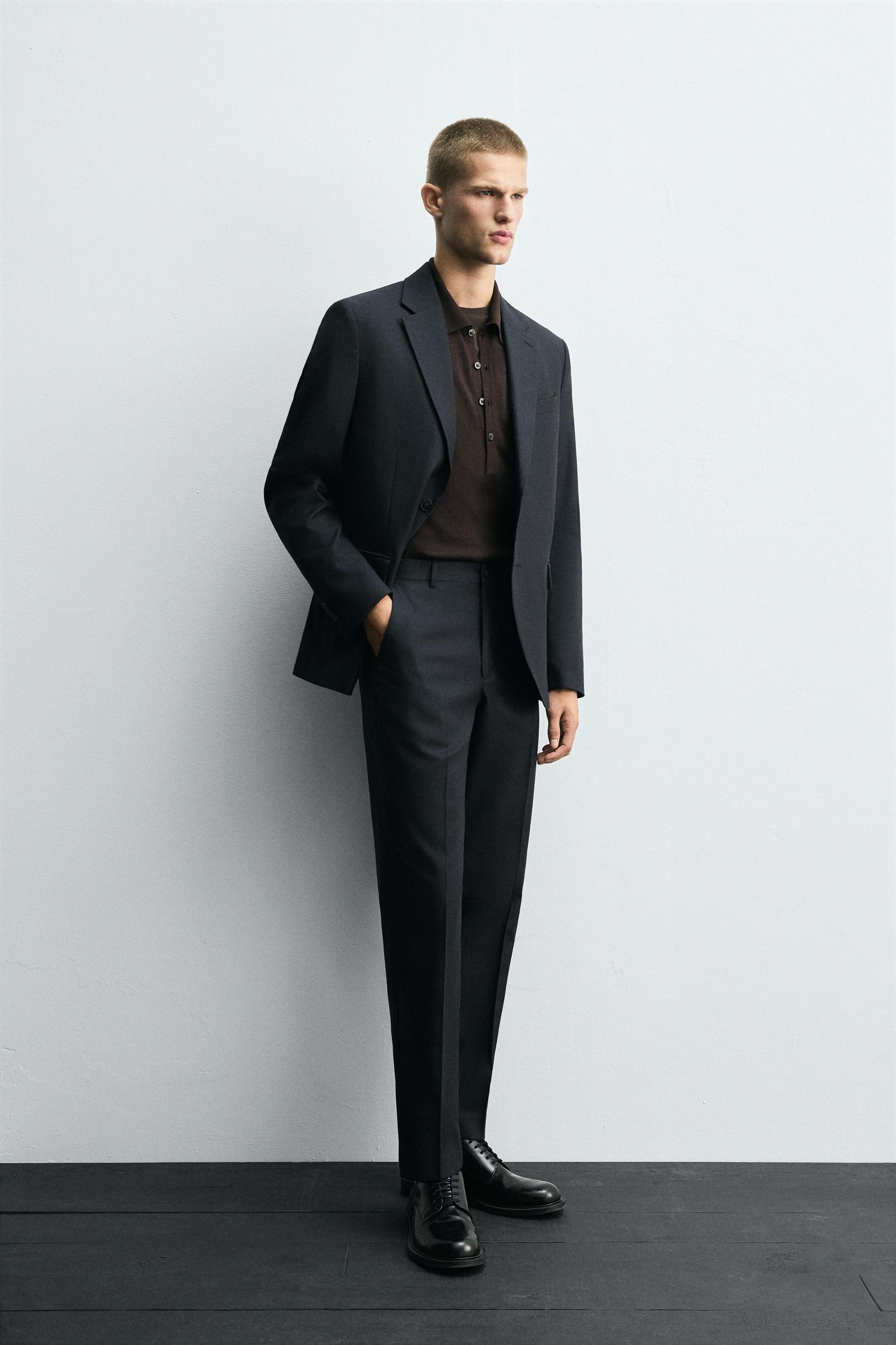 HOUNDSTOOTH SUIT PANTS Product Image