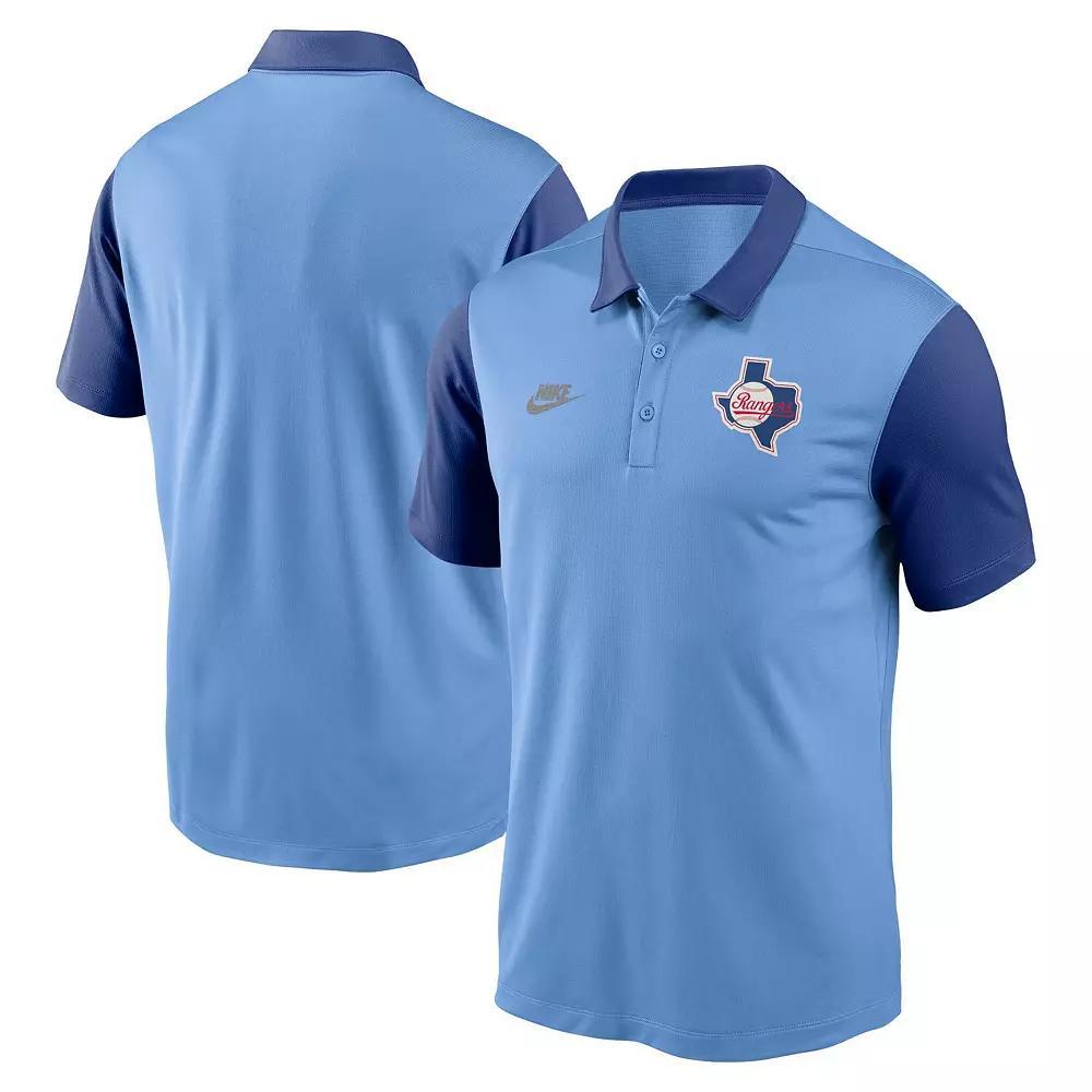 Men's Nike Light Blue Brooklyn Dodgers Franchise Cooperstown Collection Polo, Size: Small, Mlb Light Product Image