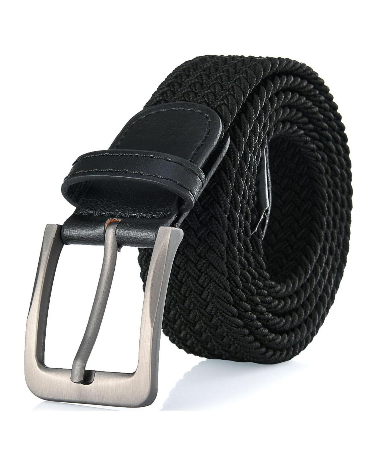 Mens Elastic Braided Stretch Belt for Big & Tall Product Image