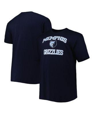 Men's Navy Memphis Grizzlies Big & Tall Heart & Soul T-Shirt, Size: 2XB, Grz Blue Product Image
