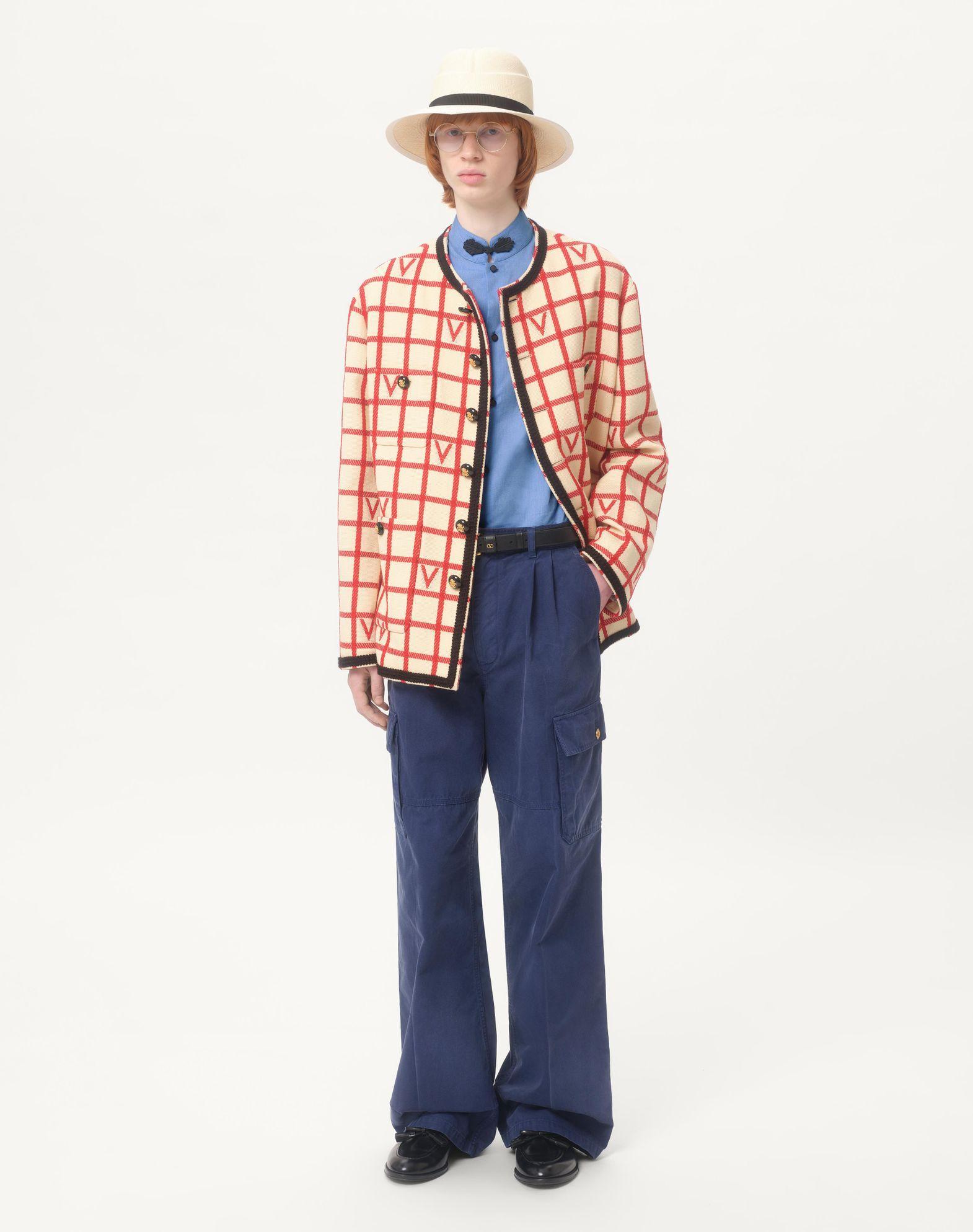 Denim Cargo Pants Product Image