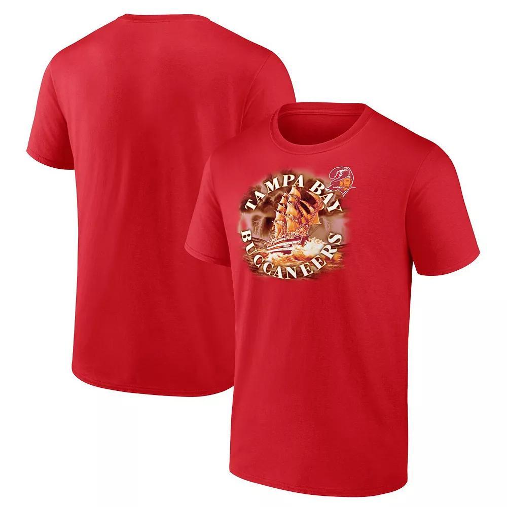 Men's Fanatics Branded Red Tampa Bay Buccaneers Big & Tall Sporting Chance T-Shirt, Size: 2XLT Product Image