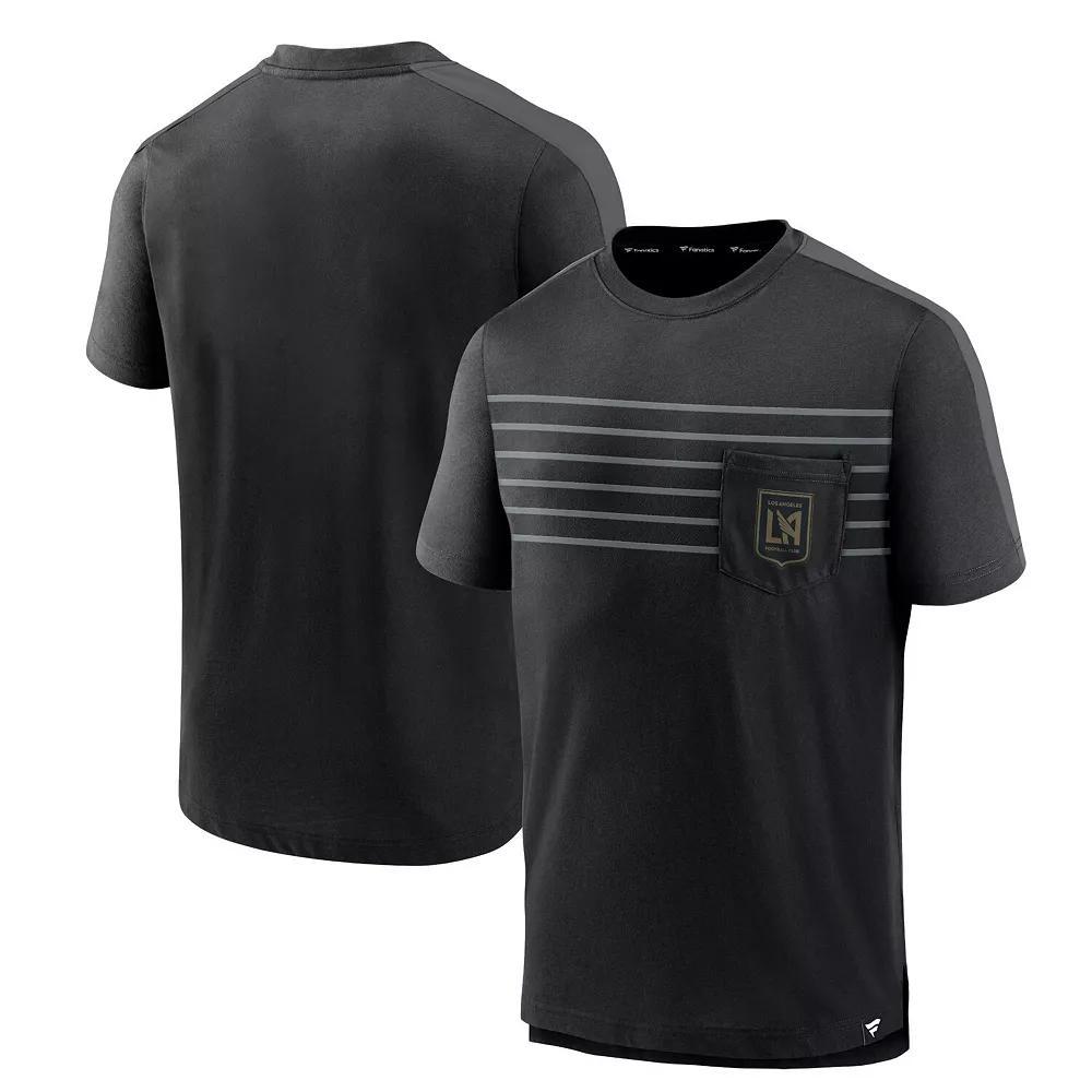 Men's Fanatics Branded Black LAFC Line Up Pocket T-Shirt, Size: Large, Lfc Black Product Image
