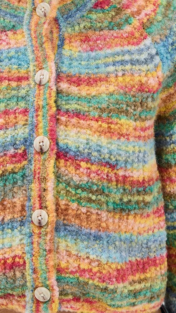 MOTHER The Raglan Crop Alpaca Cardigan | Shopbop Product Image