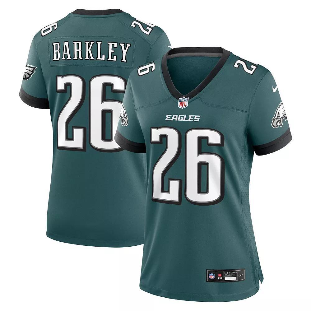 Women's Nike Saquon Barkley Midnight Green Philadelphia Eagles Game Player Jersey, Size: Small Product Image
