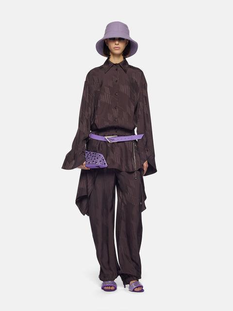 Dark brown long pants Product Image
