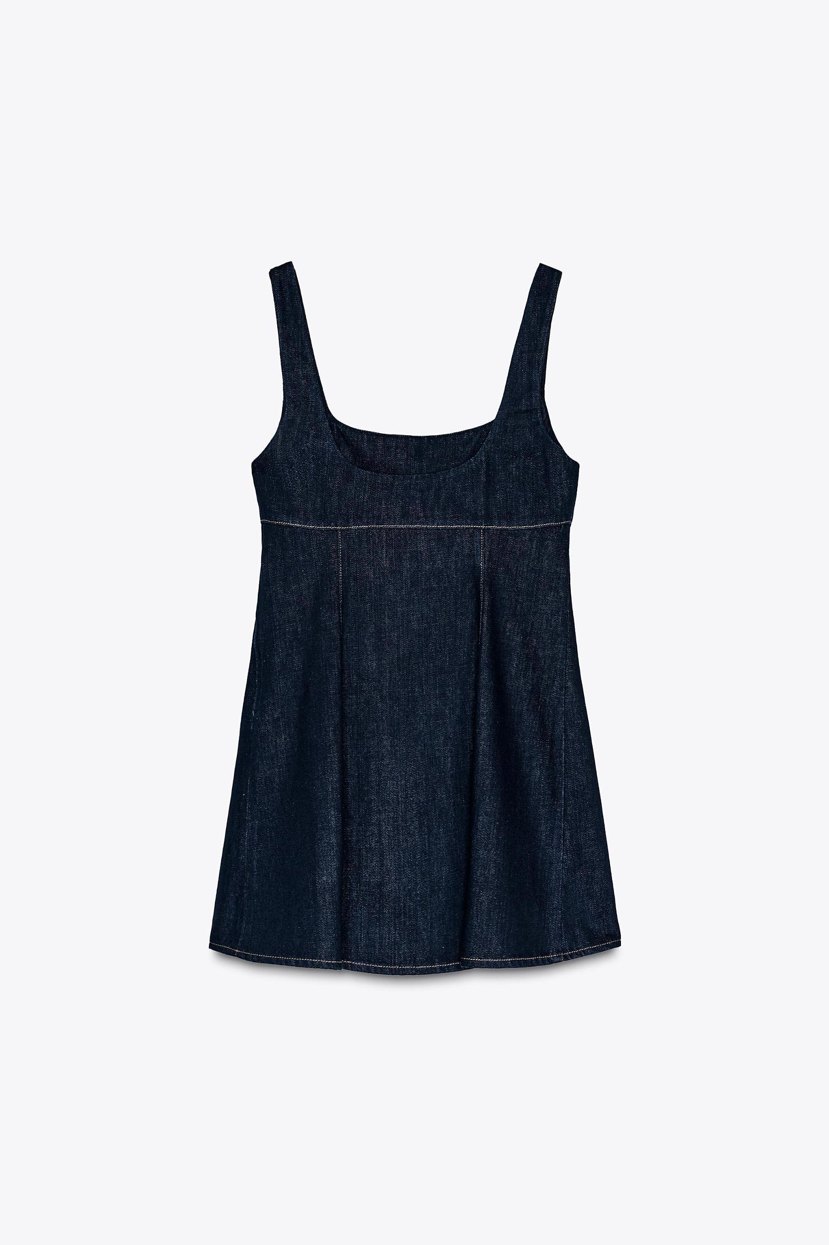DENIM TRF DRESS Product Image
