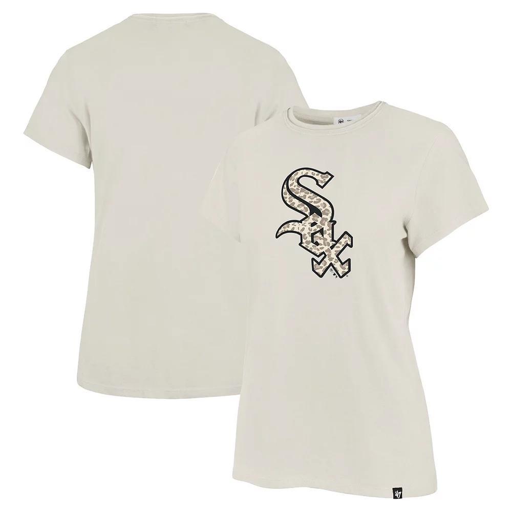 Women's '47 Oatmeal Chicago White Sox Imprint Frankie T-Shirt, Size: Medium, Team Product Image