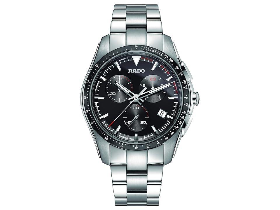 RADO Mens Hyperchrome Chronograph Blue Dial Bracelet Watch Product Image