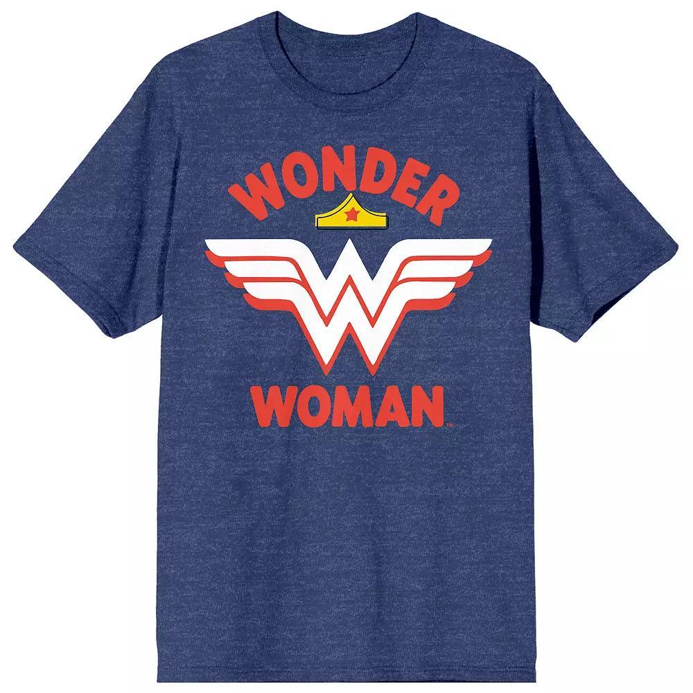 Juniors' DC Comics: Wonder Woman Graphic Tee, Girl's, Size: Large, Blue Product Image