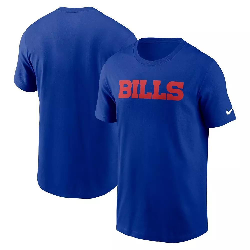 Men's Nike Royal Los Angeles Rams Primetime Wordmark Essential T-Shirt, Size: XL, Blue Product Image