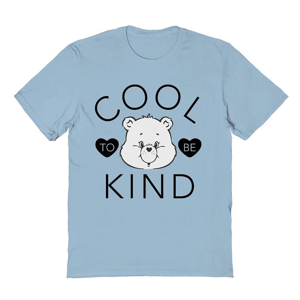 Men's Care Bears Cool To Be Kind Valentine's Day Graphic Tee, Size: XL, Light Blue Product Image