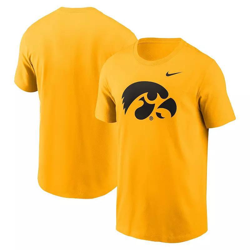 Men's Nike Heather Gray Iowa Hawkeyes Primetime Evergreen Logo T-Shirt, Size: XL, Grey Product Image