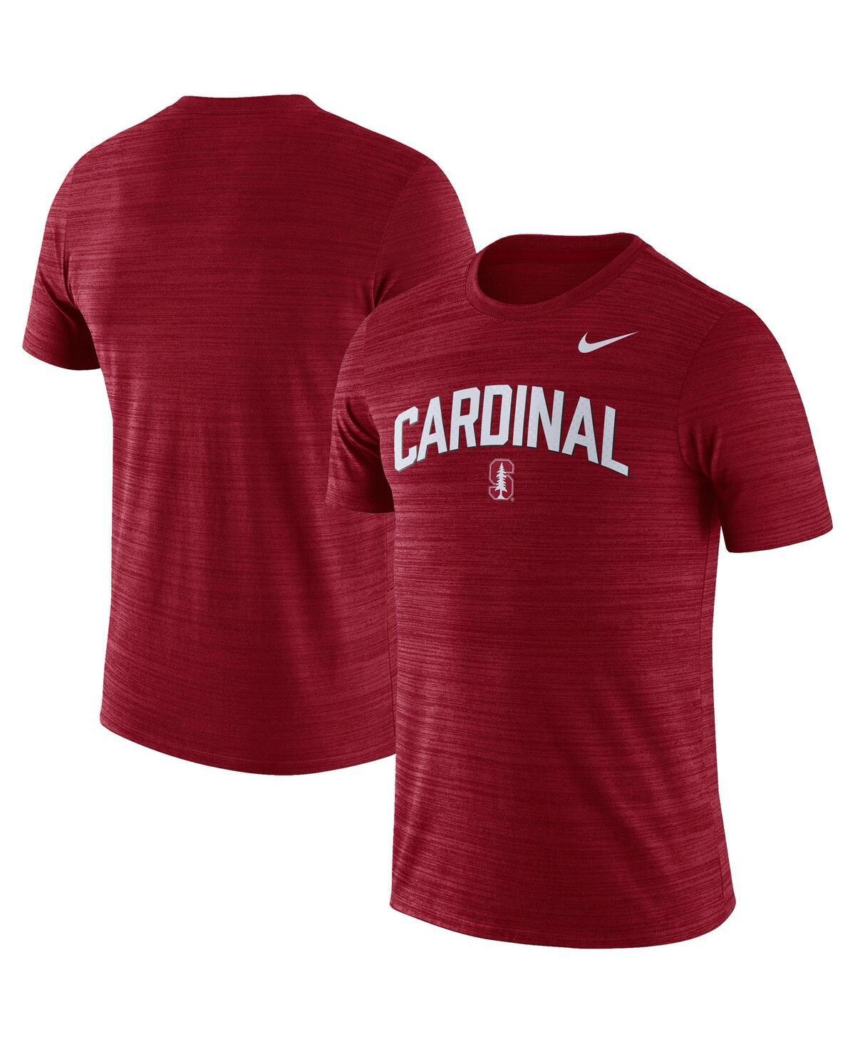 Men's Nike Cardinal Stanford Cardinal Game Day Sideline Velocity Performance T-Shirt, Size: 2XL, Red Product Image