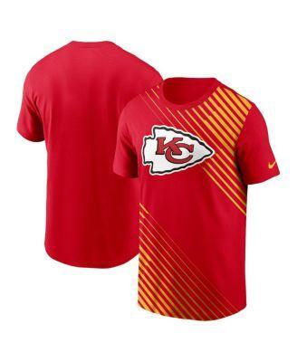 Men's Nike  Red Kansas City Chiefs Yard Line Fashion Asbury T-Shirt, Size: Large Product Image