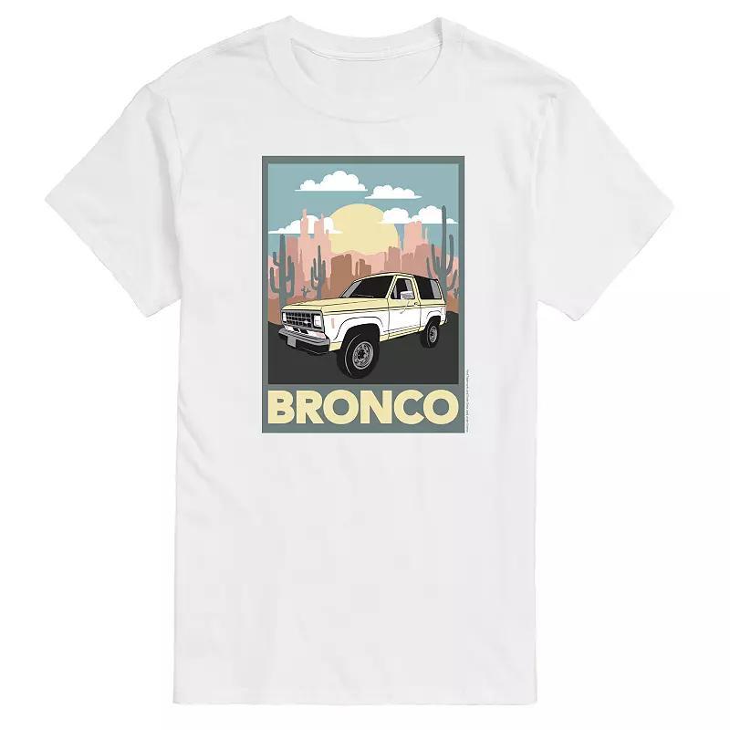 Big & Tall Ford Bronco Desert Graphic Tee, Mens Product Image