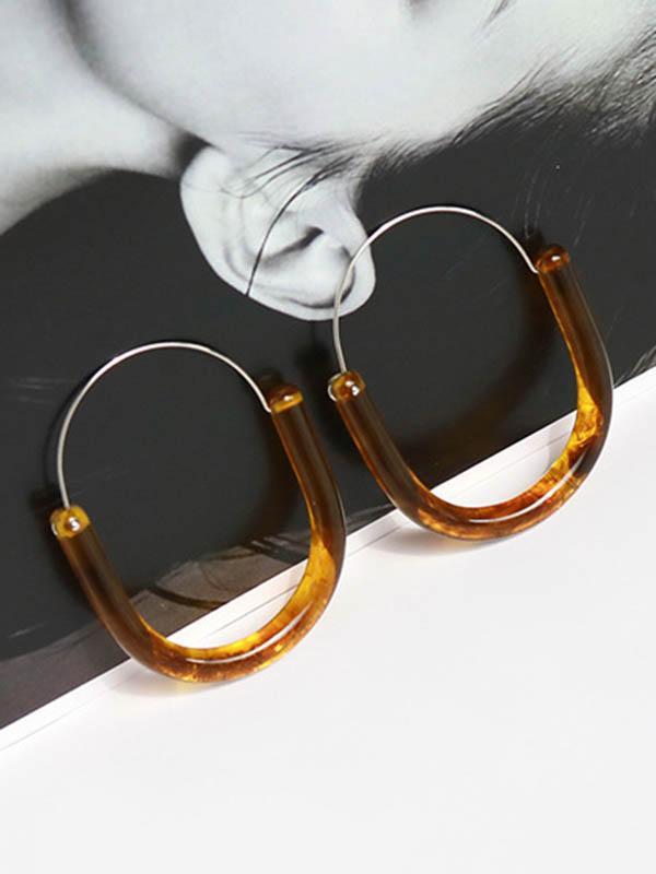 Geometric Drop Earrings Product Image