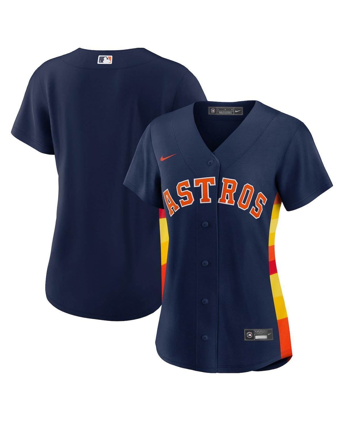 Women's Nike Navy Cleveland Guardians Alternate Official Replica Jersey, Size: Medium, Grd Blue Product Image