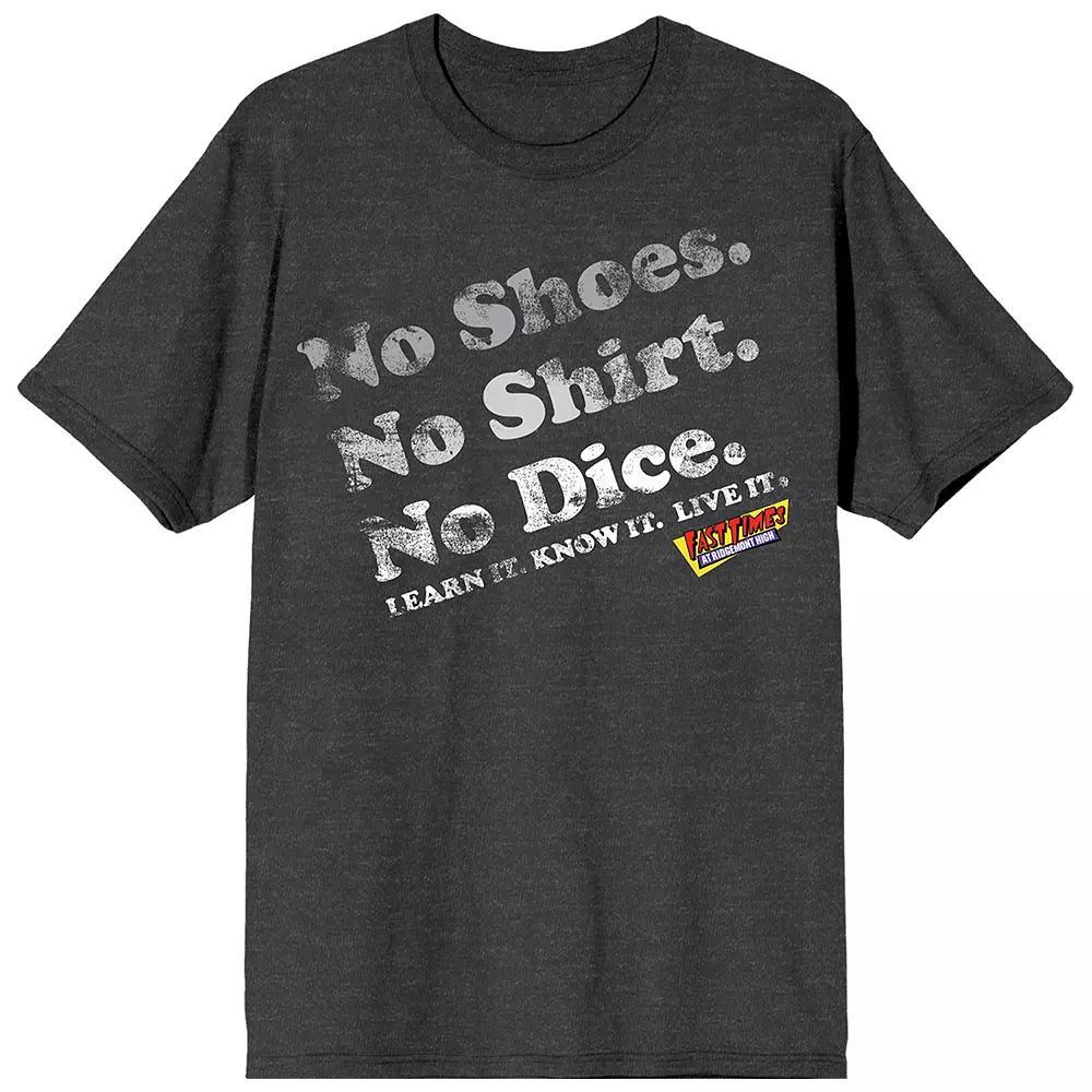 Men's Fast Times At Ridgemont High Graphic Tee, Size: Large 30, Gray Product Image