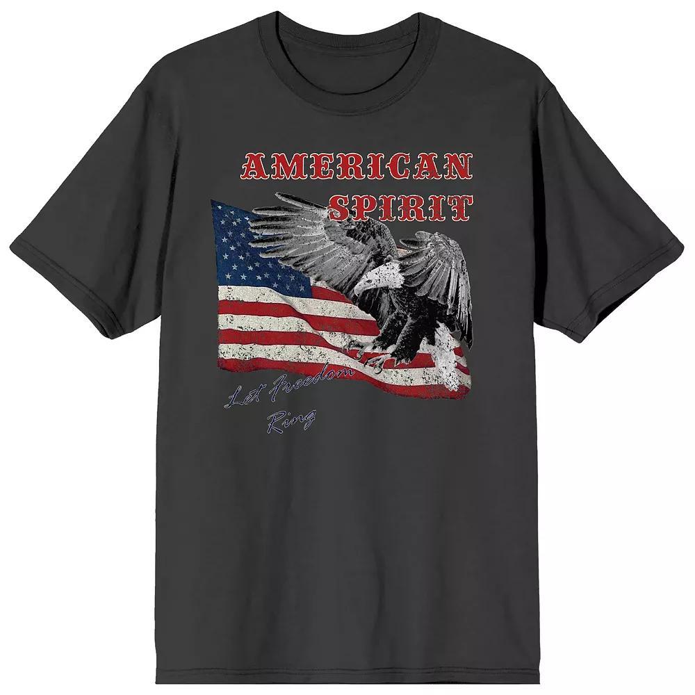 Men's Americana Spirit Tee, Size: XL, Black Product Image