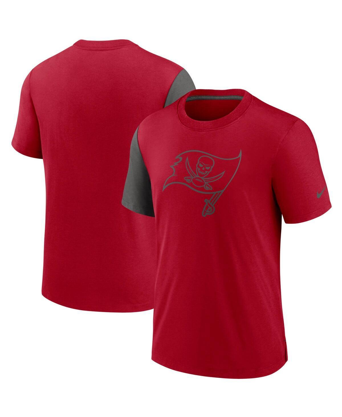 Men's Nike Red/Pewter Tampa Bay Buccaneers Pop Performance T-Shirt, Size: Medium Product Image