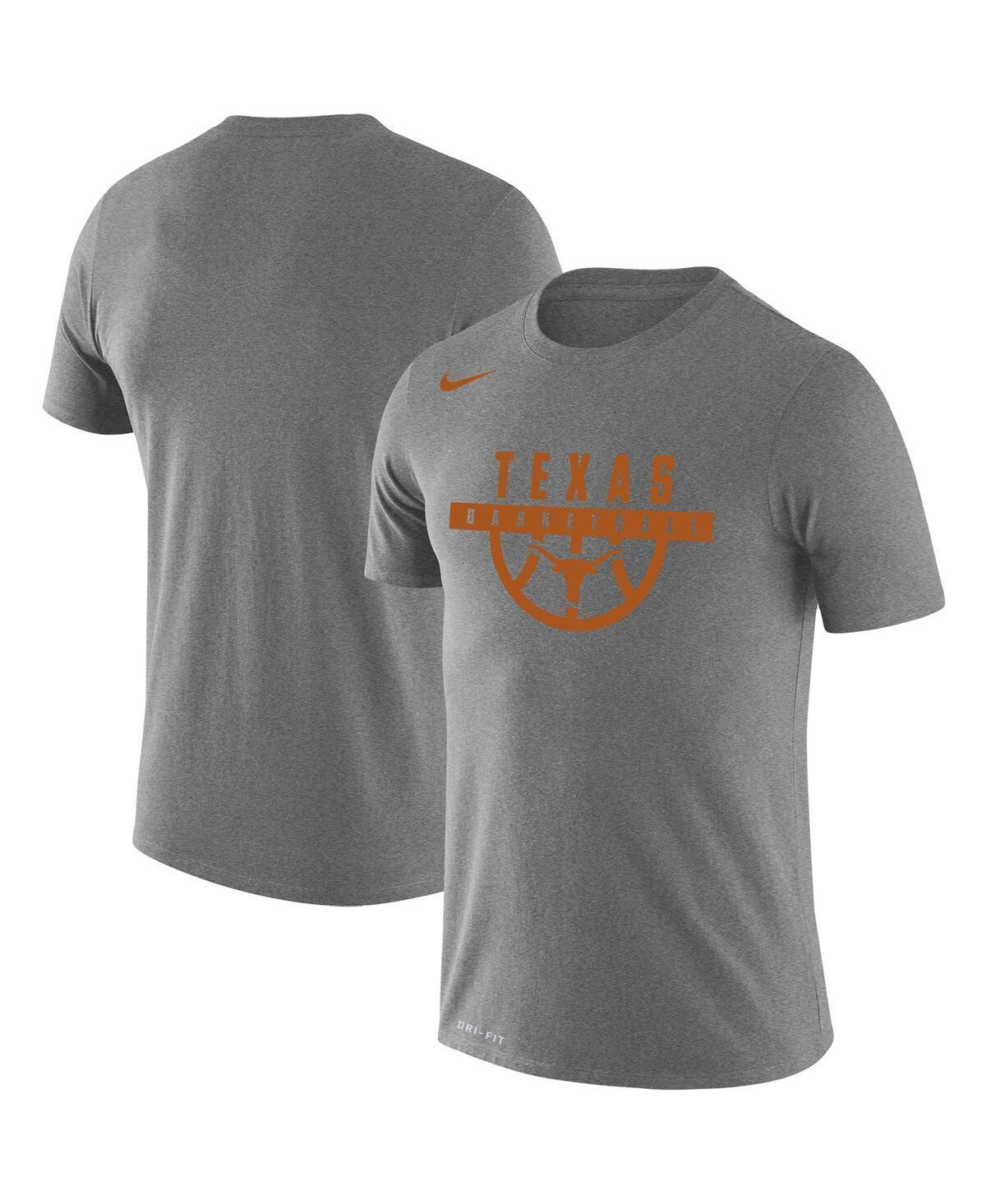 Men's Nike Gray Texas Longhorns Basketball Drop Legend Performance T-Shirt, Size: XL, Grey Product Image