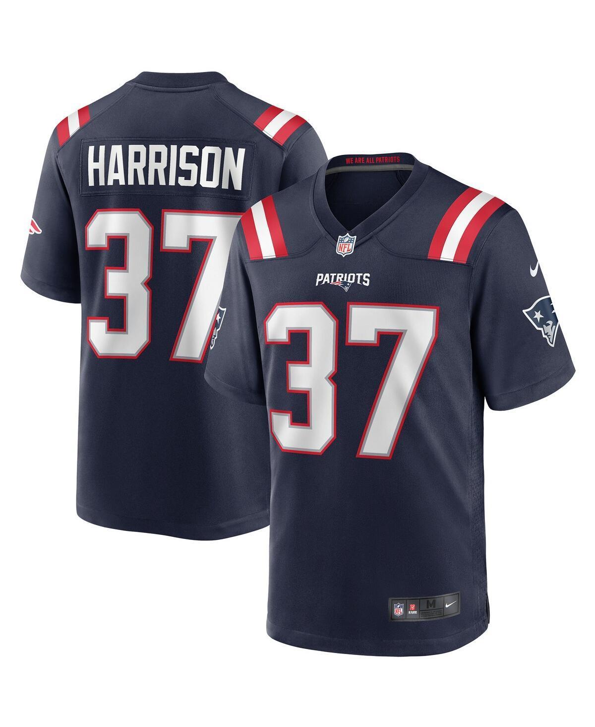 Men's Nike Rodney Harrison Navy New England Patriots Game Retired Player Jersey, Size: Large, Blue Product Image