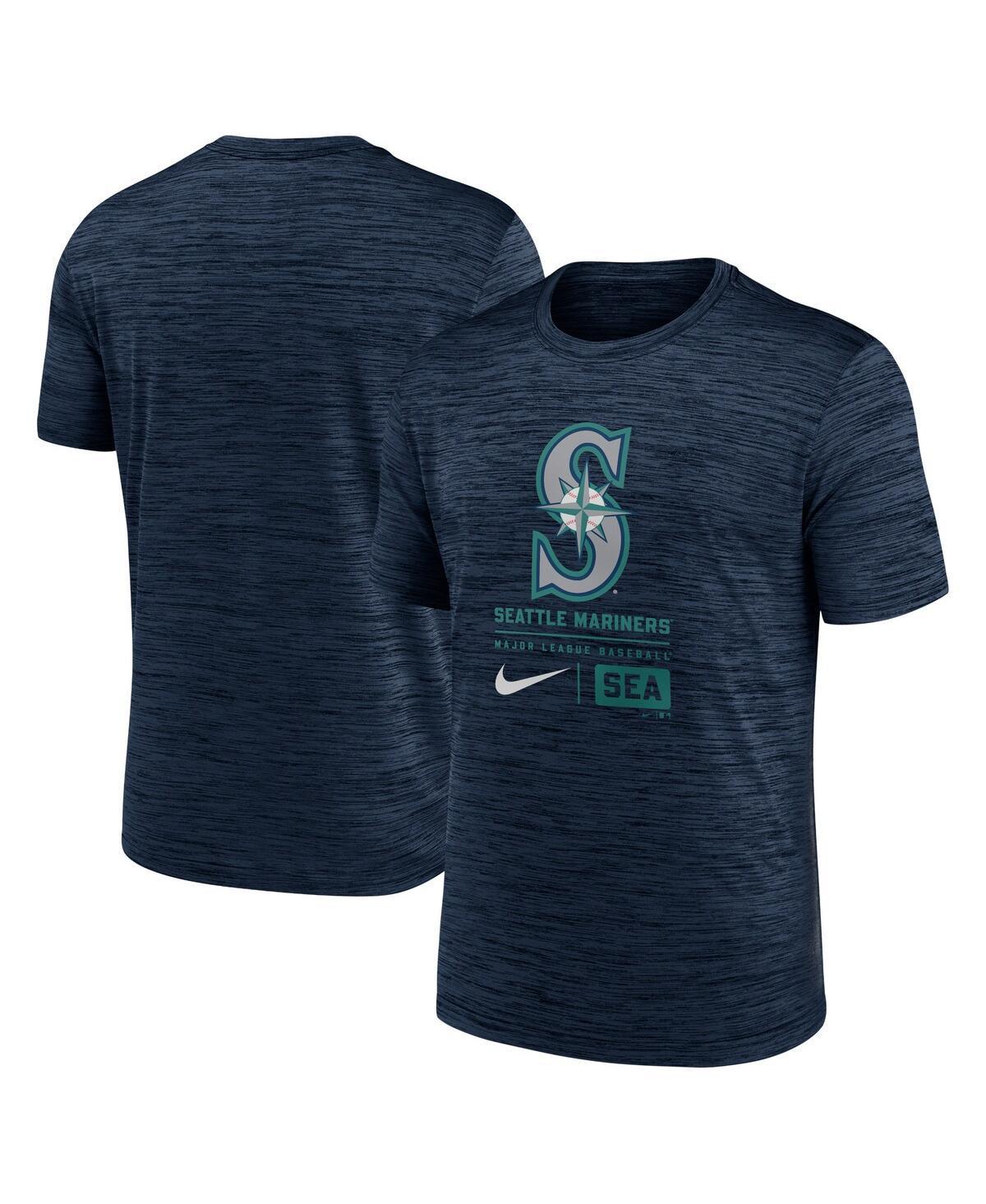 Mens Nike Boston Red Sox Large Logo Velocity T-Shirt Blue Product Image