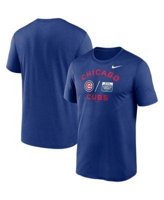 Men's Nike Royal Chicago Cubs 2023 MLB World Tour: London Series Legend Performance T-Shirt, Size: Medium, Blue Product Image